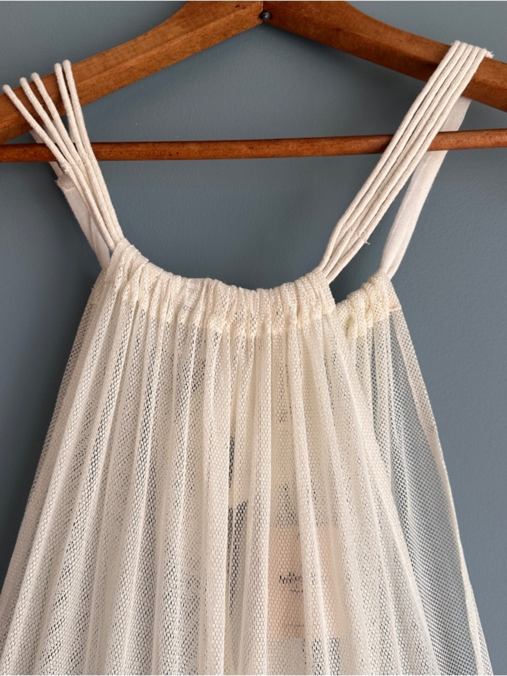 Free People Cream Tiered Maxi Dress - Picture 3 of 7